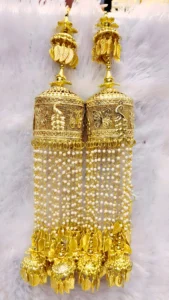 Gold Cylindrical Bridal Kalire