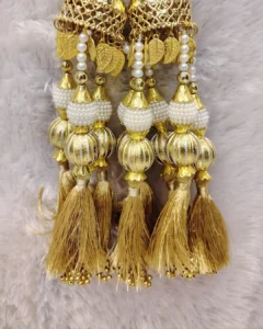 Gold Silk Tassel Bridal Kalire
