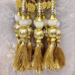 Gold Silk Tassel Bridal Kalire