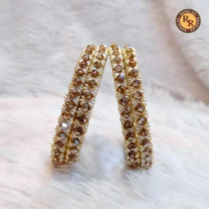gold-glass-bangle-set-crystal-bead-pearl-weave-pattern-embellished-luxury-bridal-glass-bangles-wedding-festive-wear-wholesale-bangles