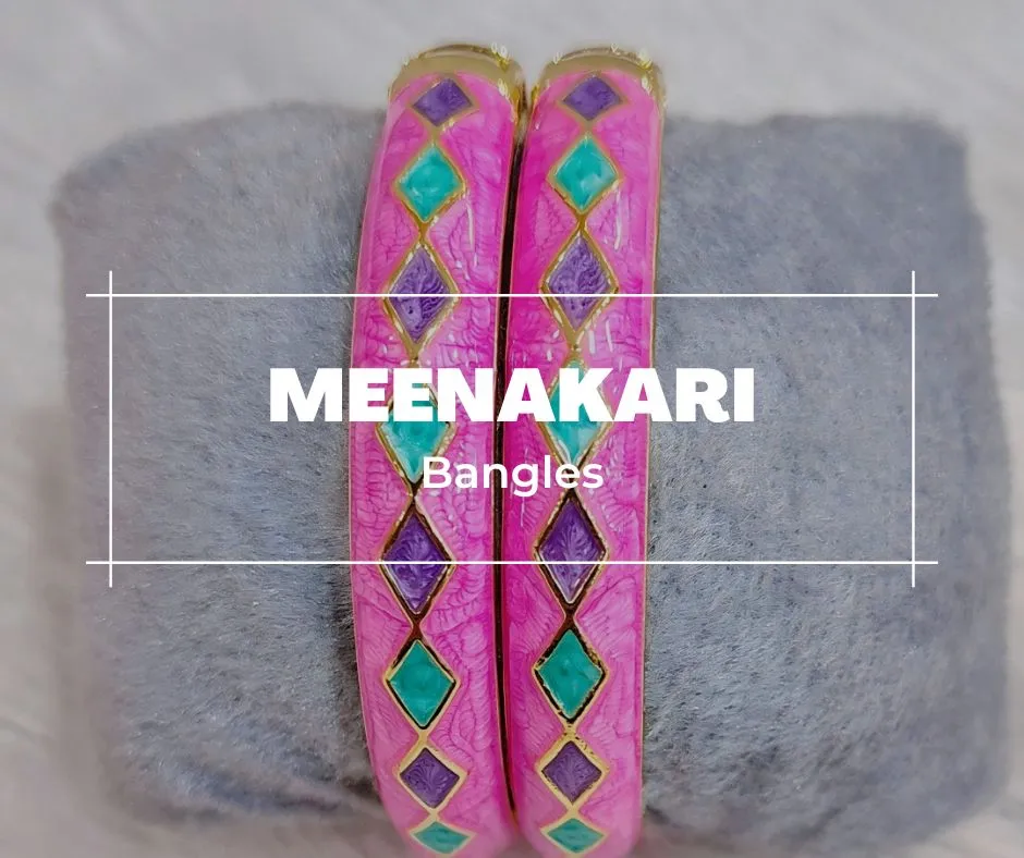 Meenakari bangles