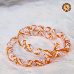 multicolor-twisted-glass-bangles-hand-painted-yellow-orange-floral-leaf-design-assorted-bulk-set-wholesale-supplier-jaipur