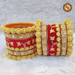 Royal Red Bridal Chura Set
