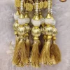Gold Silk Tassel Bridal Kalire | Pearl Bead & Gold Coin Embellished Bohemian Traditional Kalire | Wedding & Bridal Wear Wholesale Kalire